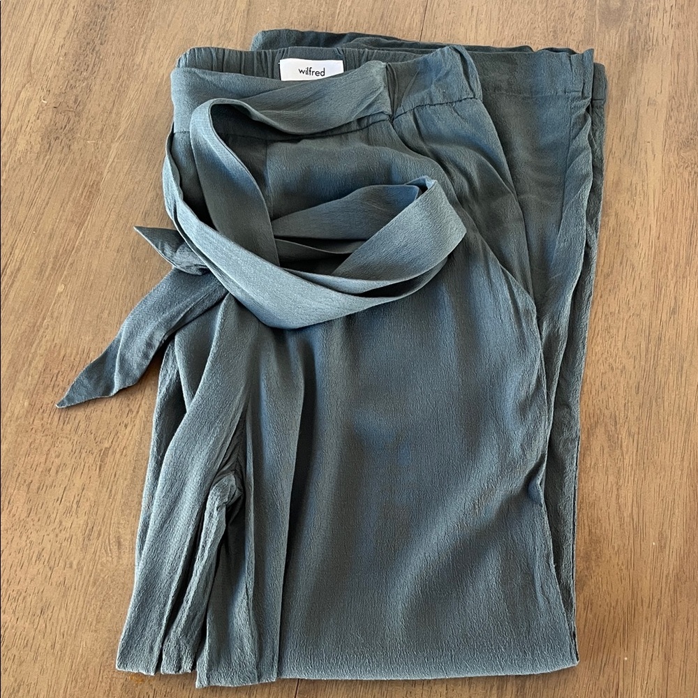 Wilfred, Pants with Tie Detail, sage, XS
